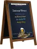 32" Deluxe Wood A-Frame Imprinted Chalkboard Kit