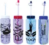 32 oz Customizable BPA-Free Confetti Sports Bottle with Straw - Wide Mouth Opening, Top Shelf Dishwasher Safe