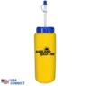 32 oz BPA-Free Grip Bottle with Flexible Straw - Custom Branded Promotional Drinkware