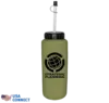32 oz BPA-Free Grip Bottle with Flexible Straw - Custom Branded Promotional Drinkware