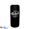 32oz Custom Branded Grip Water Bottle with Multiple Cap Options and Large Imprint Area