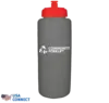 32oz Custom Branded Grip Water Bottle with Multiple Cap Options and Large Imprint Area