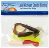 Custom Printed 4-Pack Grub Fishing Packet