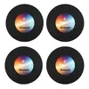 4 Piece Record Coaster Set In Box