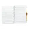 Custom FSC Mix Pocket Spiral Notebook with Pen - 4" x 6"