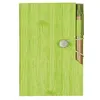 4" x 6" Woodgrain Look Notebook With Sticky Notes And Flags