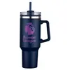 40 oz Tumbler with Handle, Straw, PP Lining