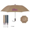 44" Foldable Umbrella with a Wooden Handle