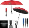 - 46" Arc Reflective Umbrella With Carabiner Handle