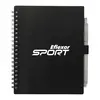 Custom FSC® Recycled Spiral Notebook w/ RPET Pen - 5.5"X7" (70 Pages)