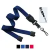 Custom Promotional Lanyard with Breakaway & Swivel Hook - 5/8"