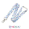 Personalized Polka Dot Lanyard - Dye Sublimated (5/8")