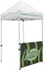 5' Economy Tent Half Wall (Dye Sublimated, Single-Sided)