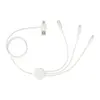 Custom 5-In-1 Antimicrobial Charging Cable - 39"