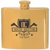 Custom Gold Plated Stainless Steel Hip Flask - 5 oz.