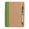 Custom Eco-Friendly Spiral Notebook with Pen - 5"x7"