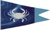 5' x 8' Nylon Burgee Flag Single-Sided