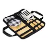 Custom BBQ Set with Carrying Case (5 Piece)