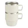 6 oz. Doppio Stackable Recycled Mug Set 
