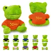 7" Plush Frog with T-Shirt