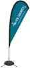 8' Elite Teardrop Nylon Sail Sign Kit (Single-Sided with Scissor Base)