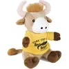Super Soft Stuffed Bull - 8"