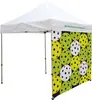 8' Tent Full Wall (Dye Sublimated, Single-Sided)