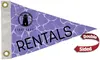 8" x 12" Polyester Pennant Flag Double-Sided