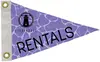 8" x 12" Polyester Pennant Flag Single-Sided