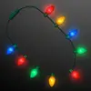 9 Lights Christmas Bulb Necklace