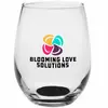 9 oz. Tulip Stemless Wine Glasses w/ Full Color Imprint