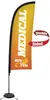 9' Premium Blade Sail Sign Kit (Double-Sided with Scissor Base)