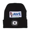 Acrylic beanie with LED lights