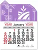 Peel-N-Stick® Barn Calendar