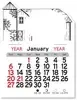 Peel-N-Stick® Barn Calendar