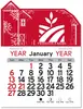 Peel-N-Stick® Barn Calendar