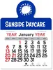 Personalized Peel-N-Stick® Calendar - Circle