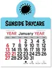 Personalized Peel-N-Stick® Calendar - Circle