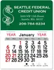 Personalized Logo Dollar Sign Peel-N-Stick Calendar