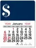 Personalized Logo Dollar Sign Peel-N-Stick Calendar