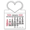 Custom Heart Peel-N-Stick® Calendar