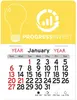 Custom Light Bulb Calendar - Peel-N-Stick®