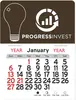 Custom Light Bulb Calendar - Peel-N-Stick®