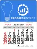 Custom Light Bulb Calendar - Peel-N-Stick®