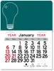 Custom Light Bulb Calendar - Peel-N-Stick®