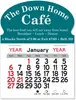 Custom Oval Peel-N-Stick® Calendar