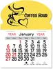 Custom Oval Peel-N-Stick® Calendar