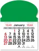 Custom Oval Peel-N-Stick® Calendar