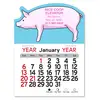 Personalized Peel-N-Stick® Pig Calendar