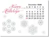 Custom Peel-N-Stick® Promotional Calendar - Rectangle